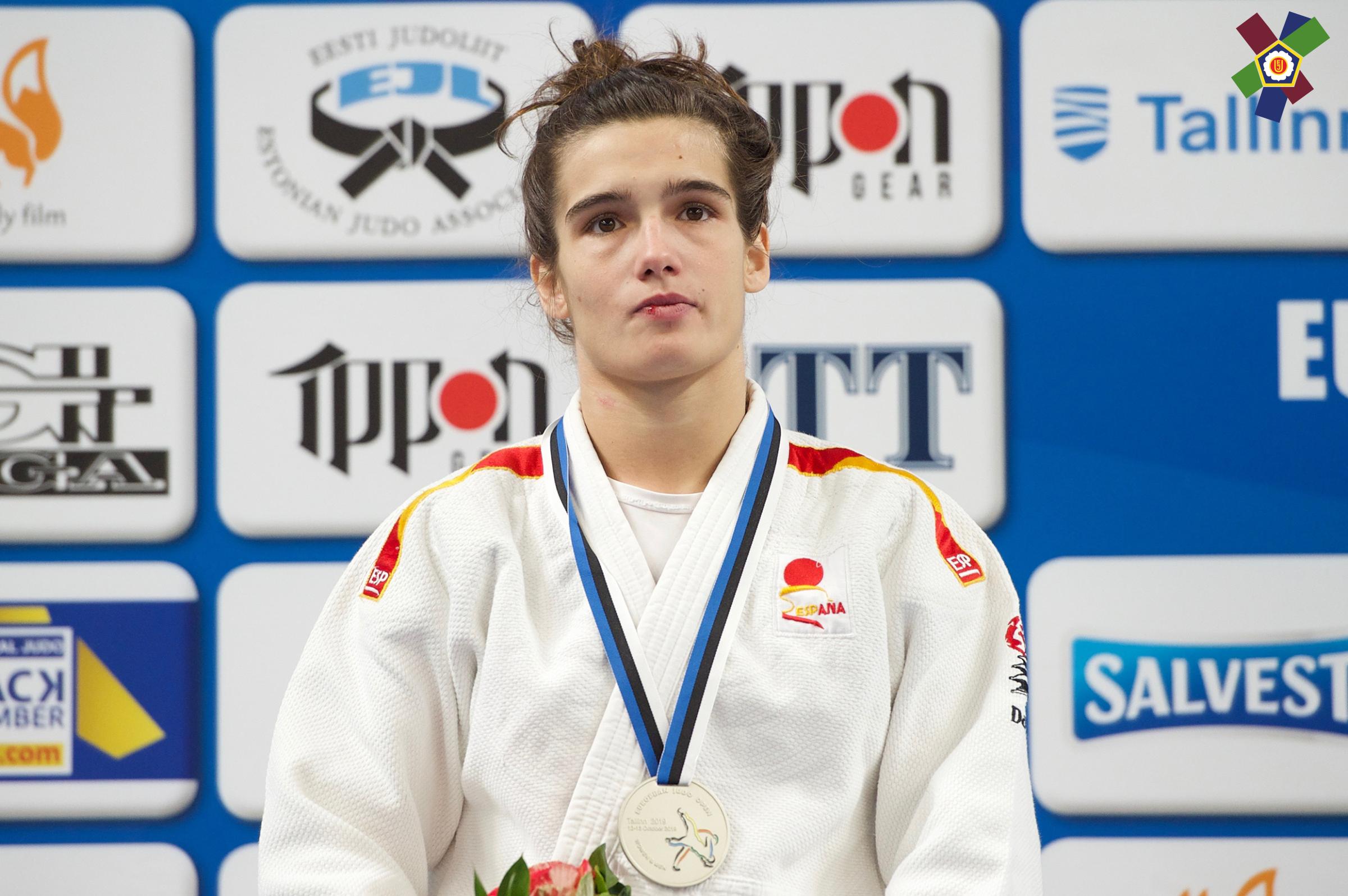 PLATA para Jaione Esquisoain en la European Open de Judo Estonia 12-10-19